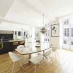 Photo d'une cuisine d'un appartement du centre-ville de Pau pour un agent immobilier