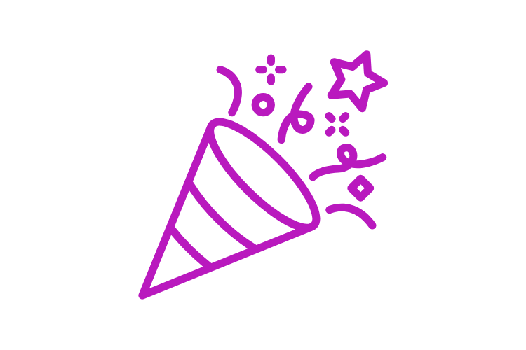 Illustration d'un chapeau de fête
